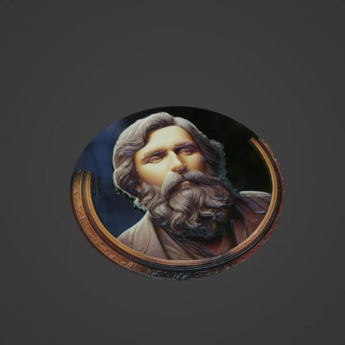 Rousseau Medallion 3D print model get