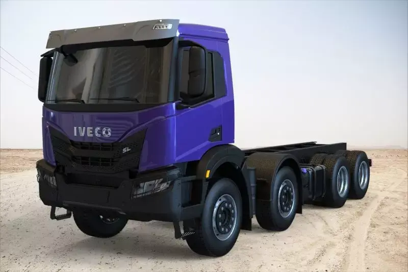 Iveco Truck  Low-poly 3D model