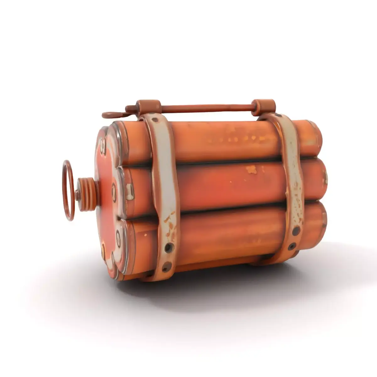Vintage Rusted Dynamite model pack Low-poly 3D model