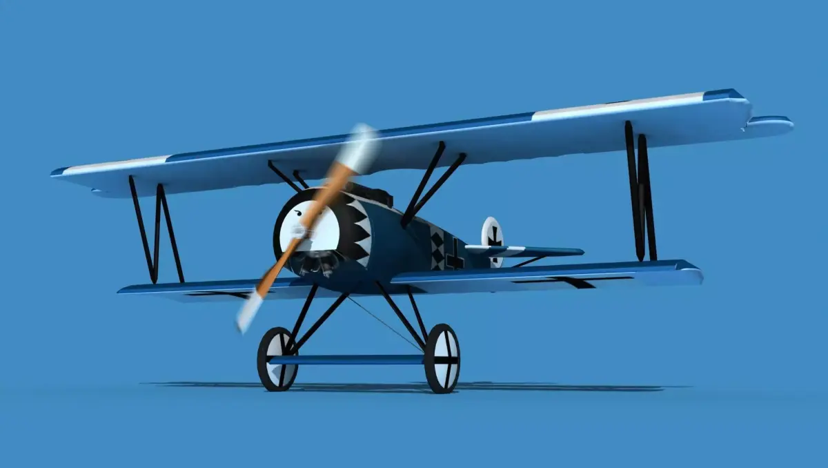 Fokker D-VI V10 3D model