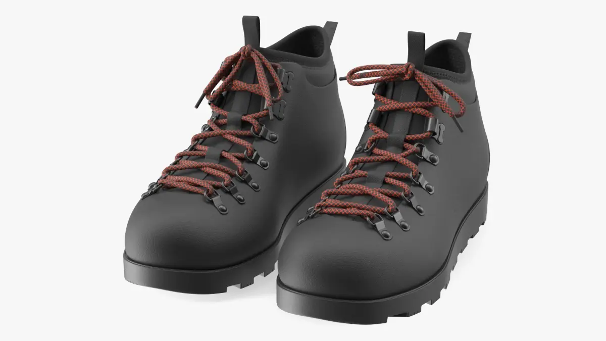 Walking Boots 3D model