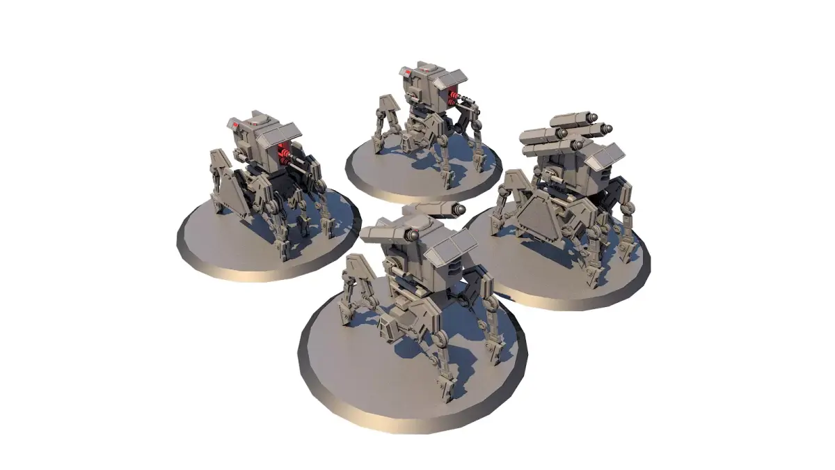 First Order Heavy Scout 3D model