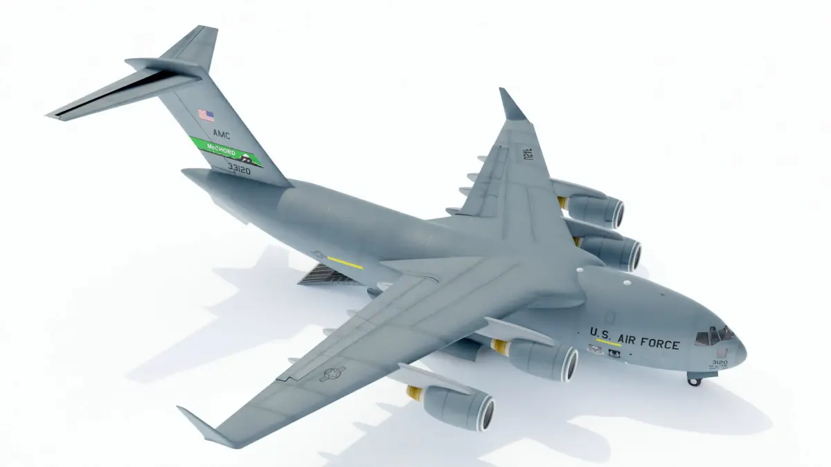 C-17 Globemaster with Interior 3D model