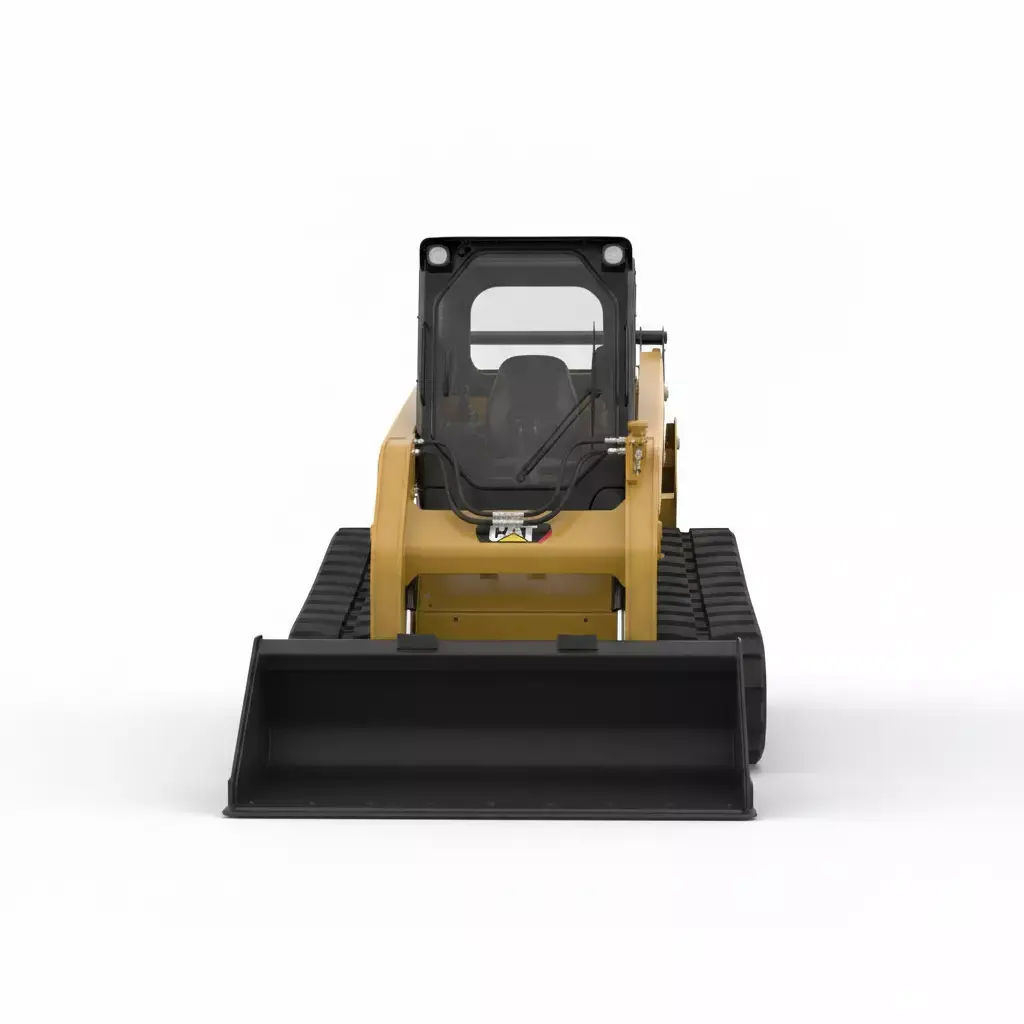 Compact Track Loader Low-poly 3D model