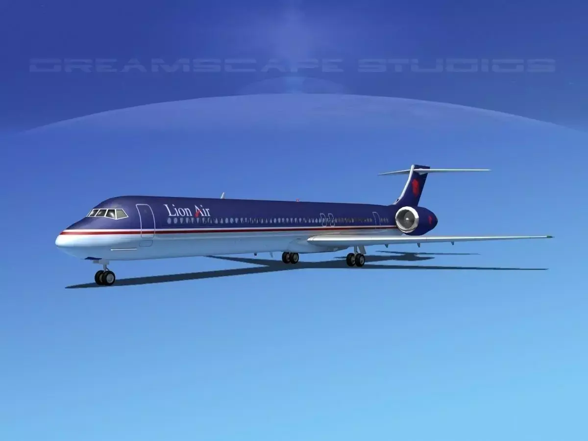 McDonnell Douglas MD-80 Lion 3D model