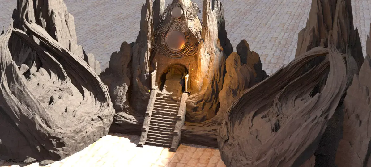 Great Mirror eclipse Tomb of pharoahs  3D model