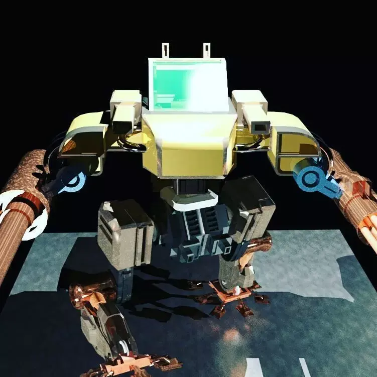 Mechanical Robot V1 3D model
