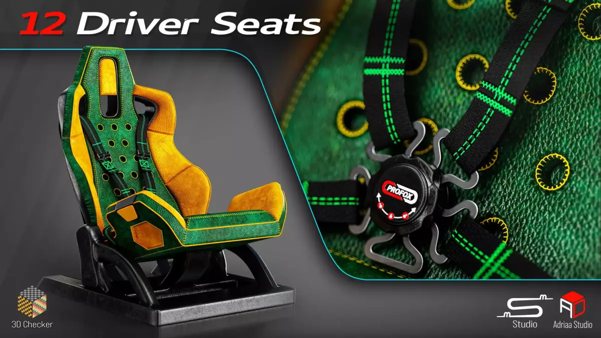 DriverSeat05 Free low-poly 3D model