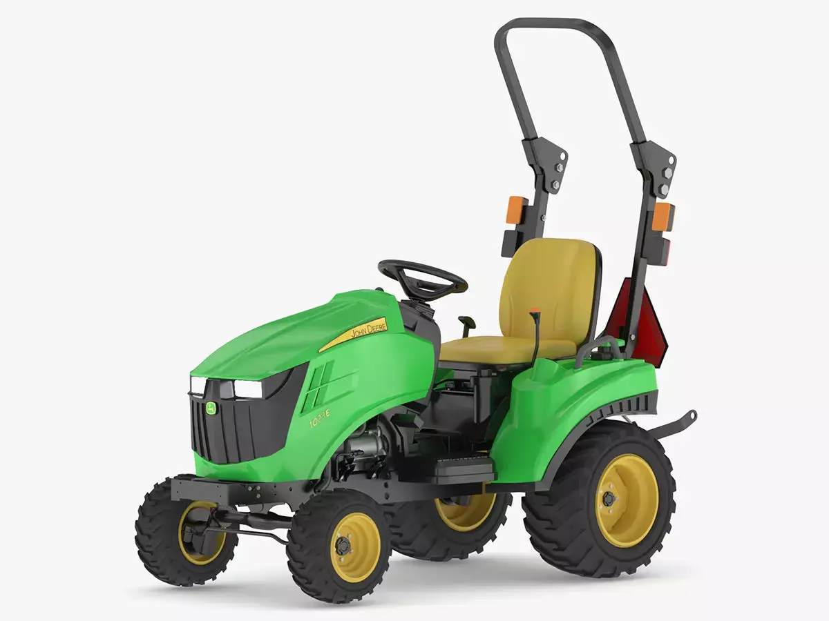 John Deere 1023E Sub-Compact Tractor 3D model