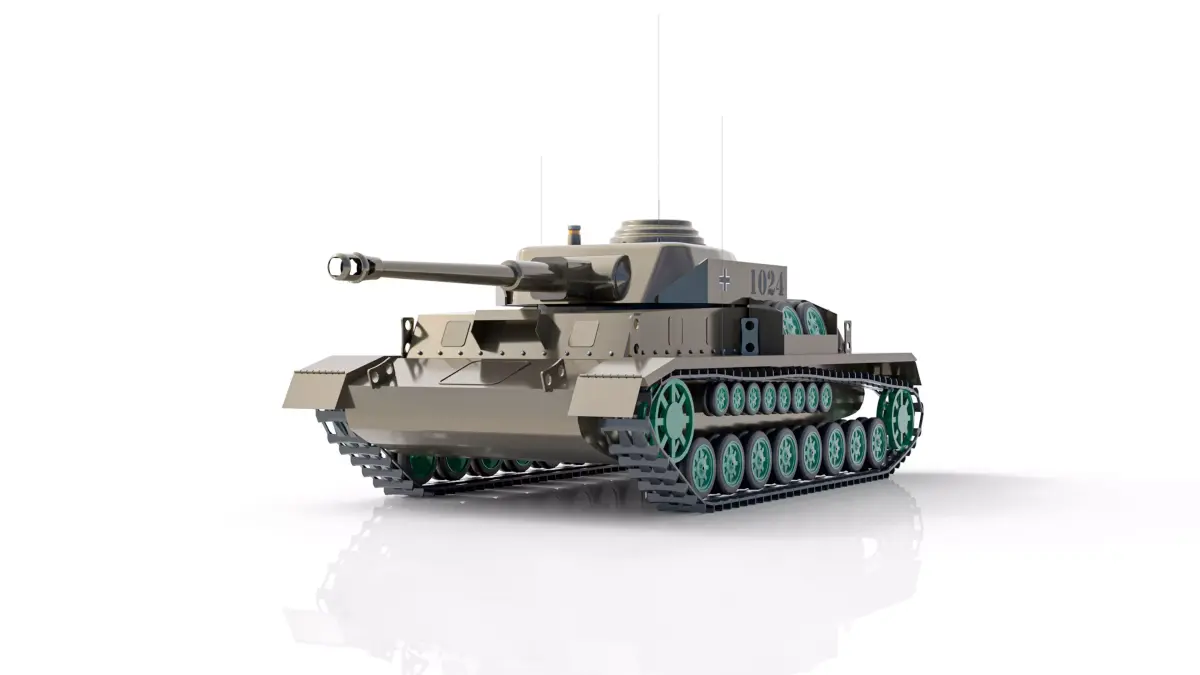 German Tank Panzerkampfwagen IV 3D model