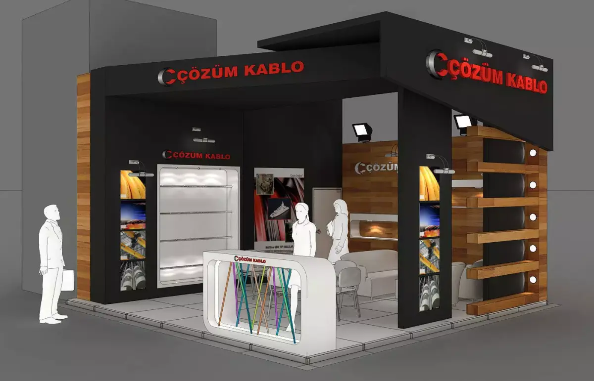 Exhibition Stand - ST0066 3D model