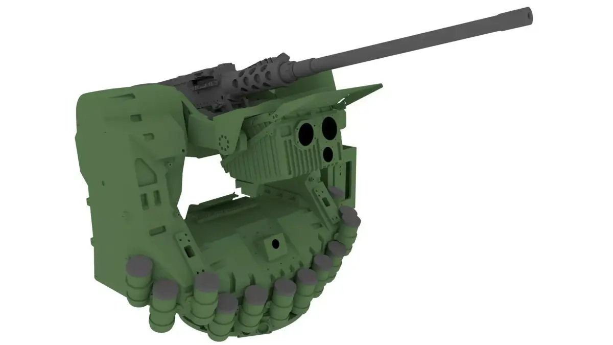 Guardian 20 RWS REMOTE WEAPON STATION turret 3D model