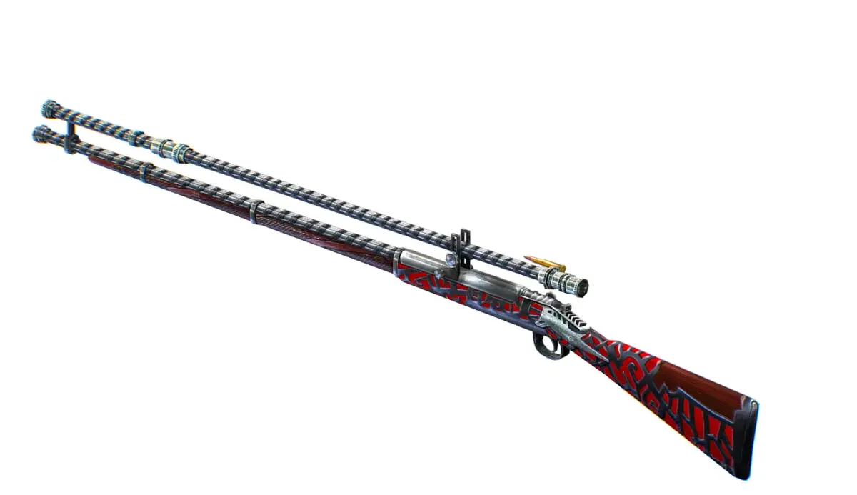 High-precision Sniper Rifle 03 Low-poly 3D model
