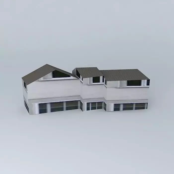 Commercial and residential buildings Free 3D model