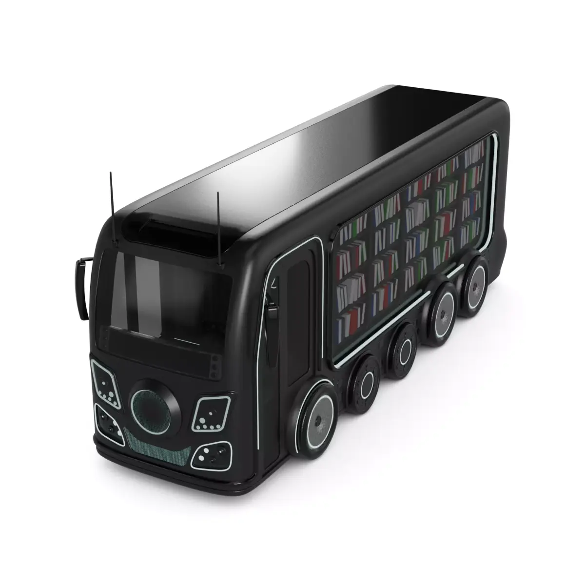 Mobile Library 3D model order