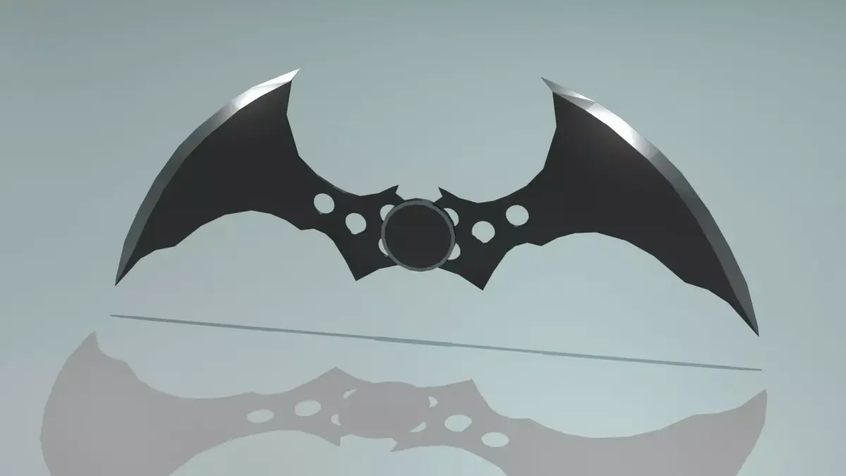 Batarang 3d max Low-poly 3D model