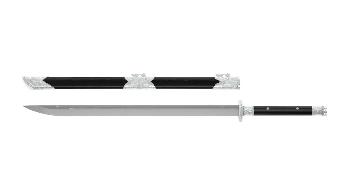 Dao Sword  Low-poly 3D model