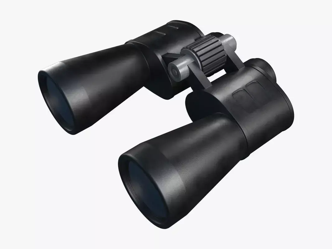 Binoculars Low-poly 3D model 6
