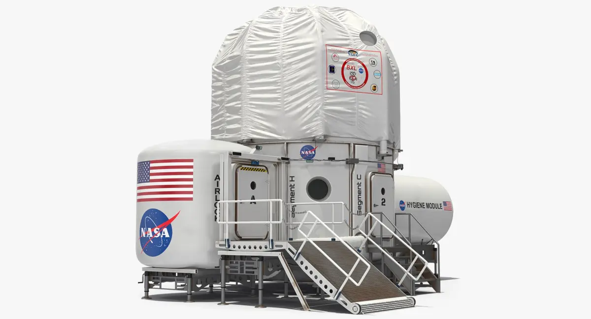 NASA Deep Space Habitat 3D model