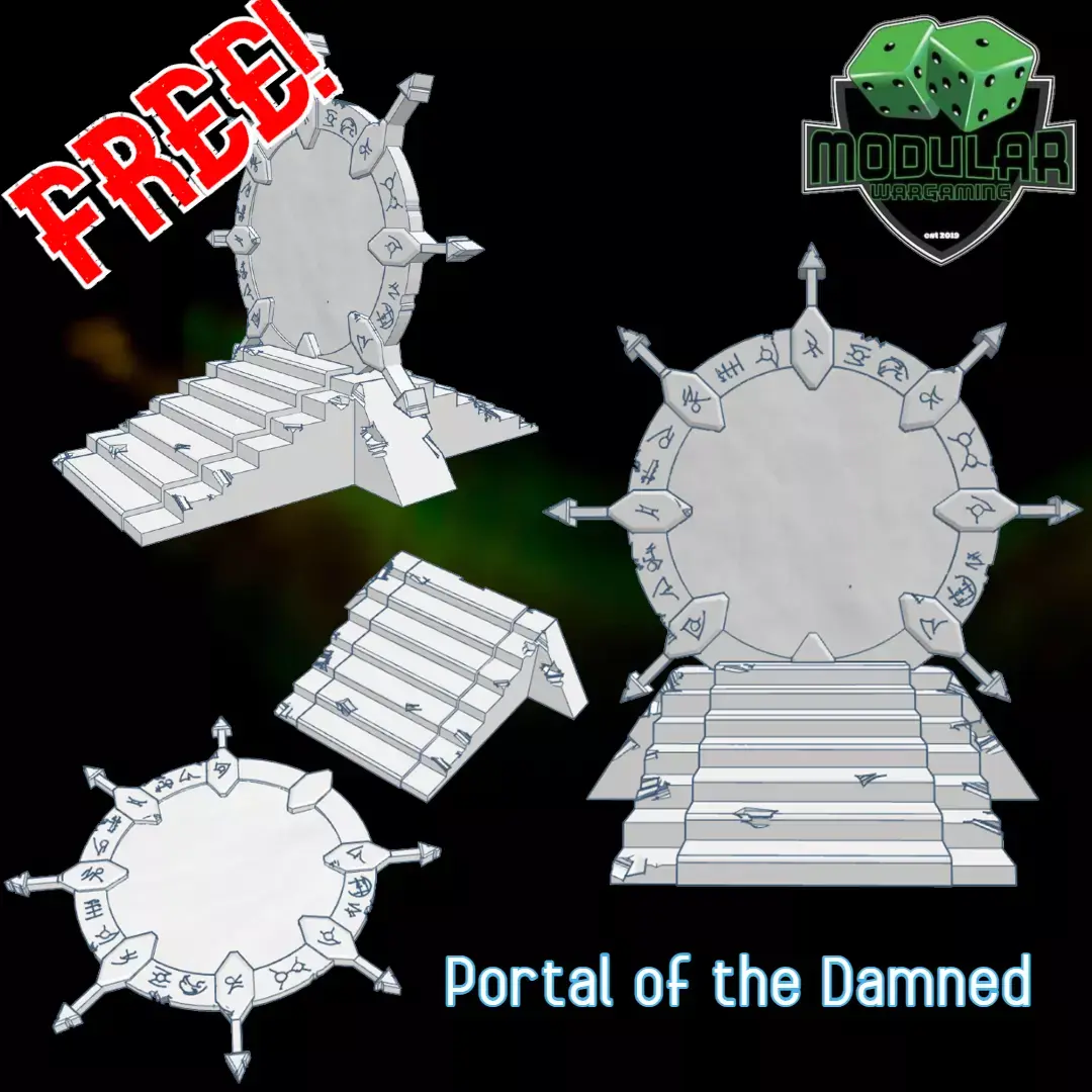 Portal of the Damned Free 3D print model purchase