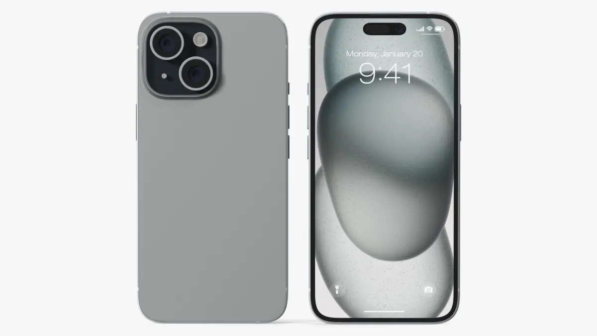 Smartphone Grey 3D model