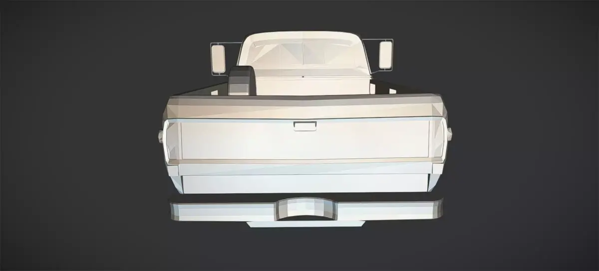 Pickup truck 3D print model purchase