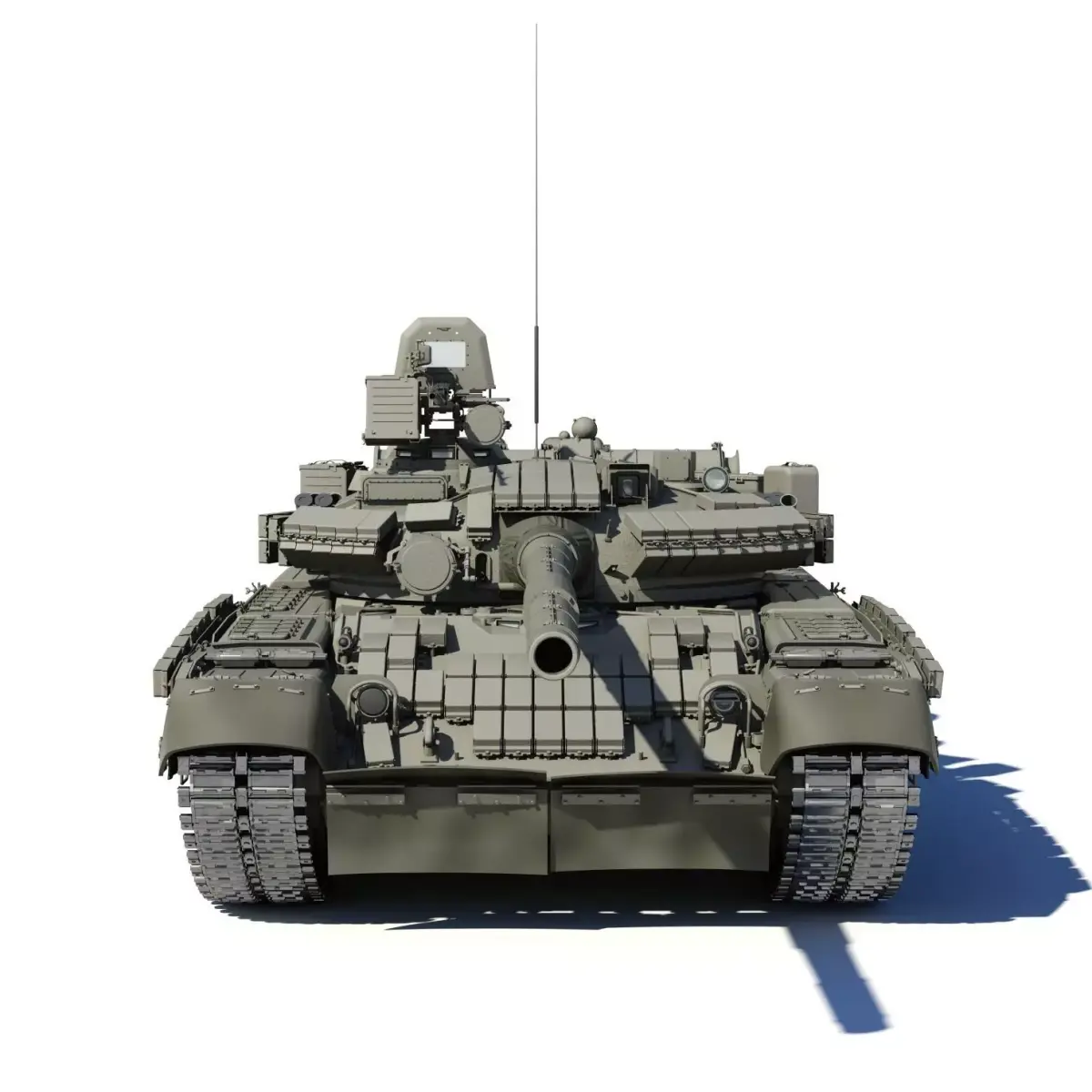T-80BV russian tank - russian tank 3D model