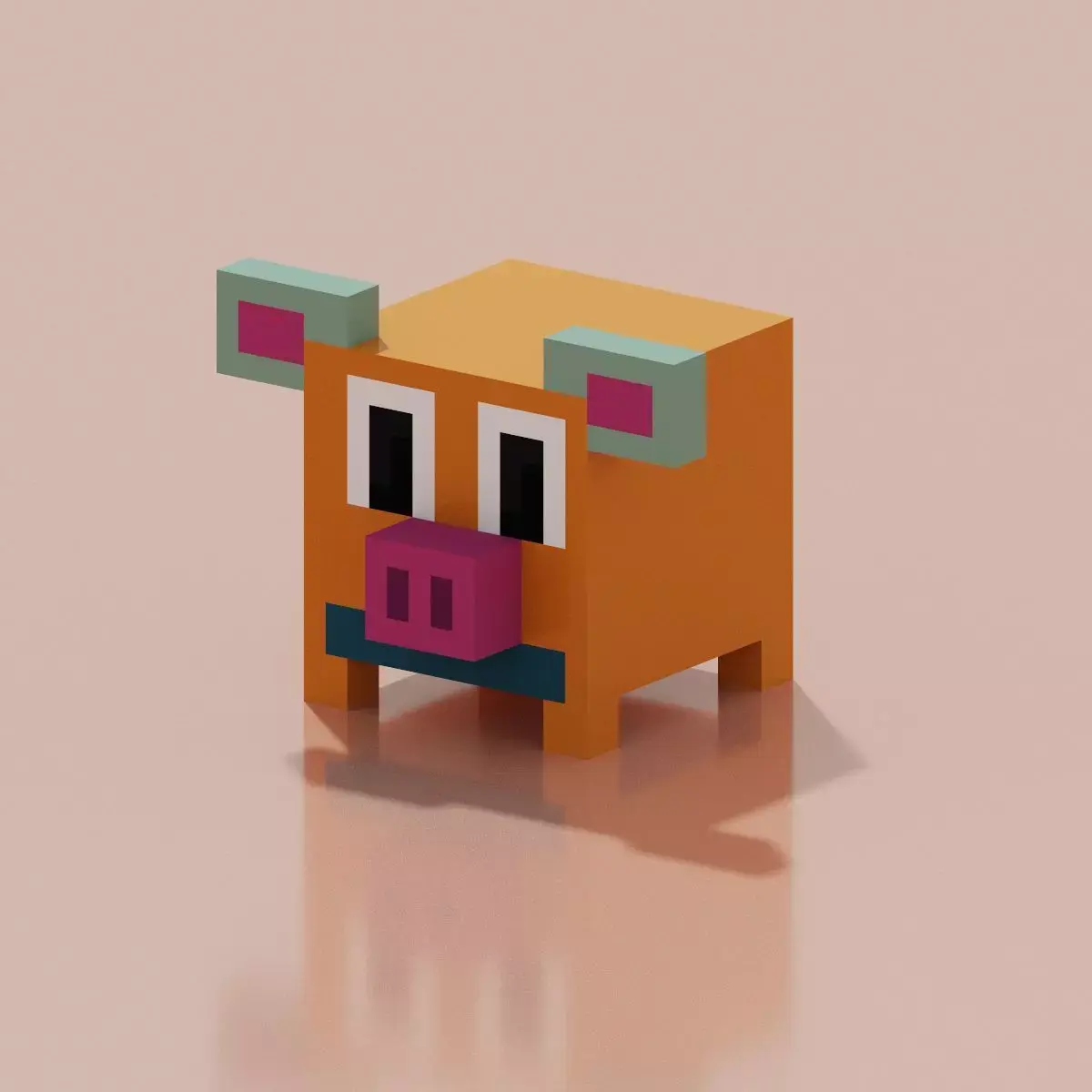 Animal VAMON3 Low-poly 3D model