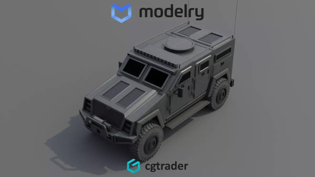 SWAT Vehicle 3D model get