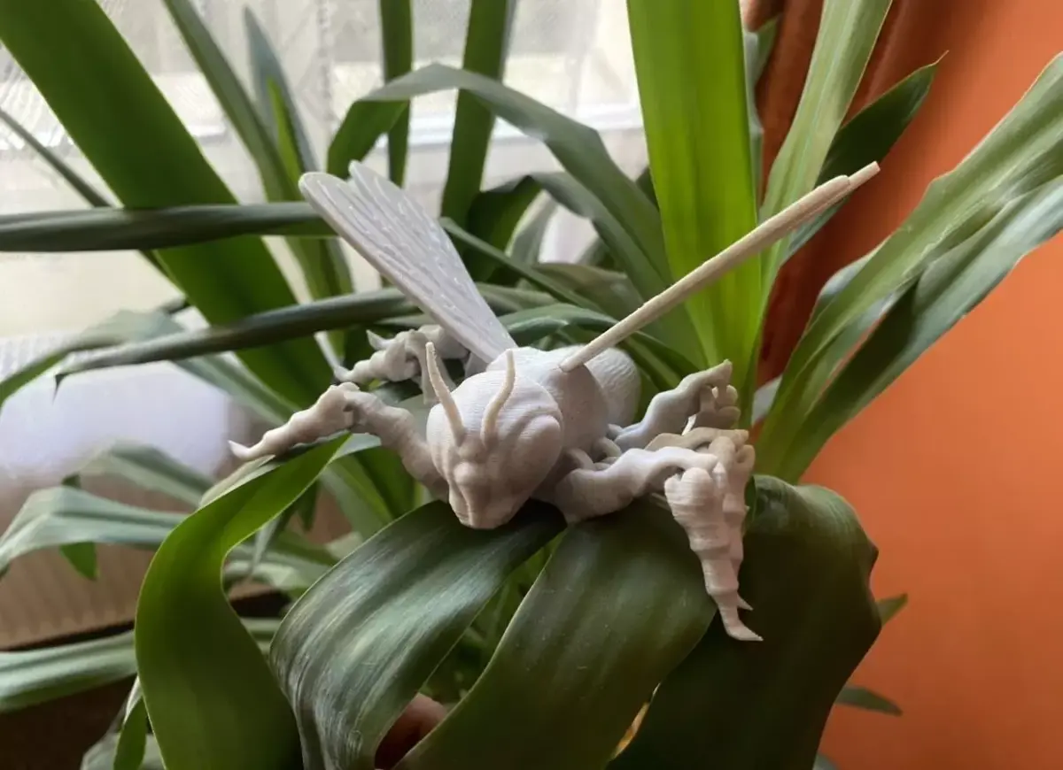 FLEXI HORNET BEE PRINT IN PLACE Free 3D print model