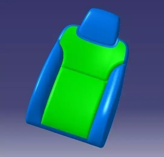 Back Seat 3D model