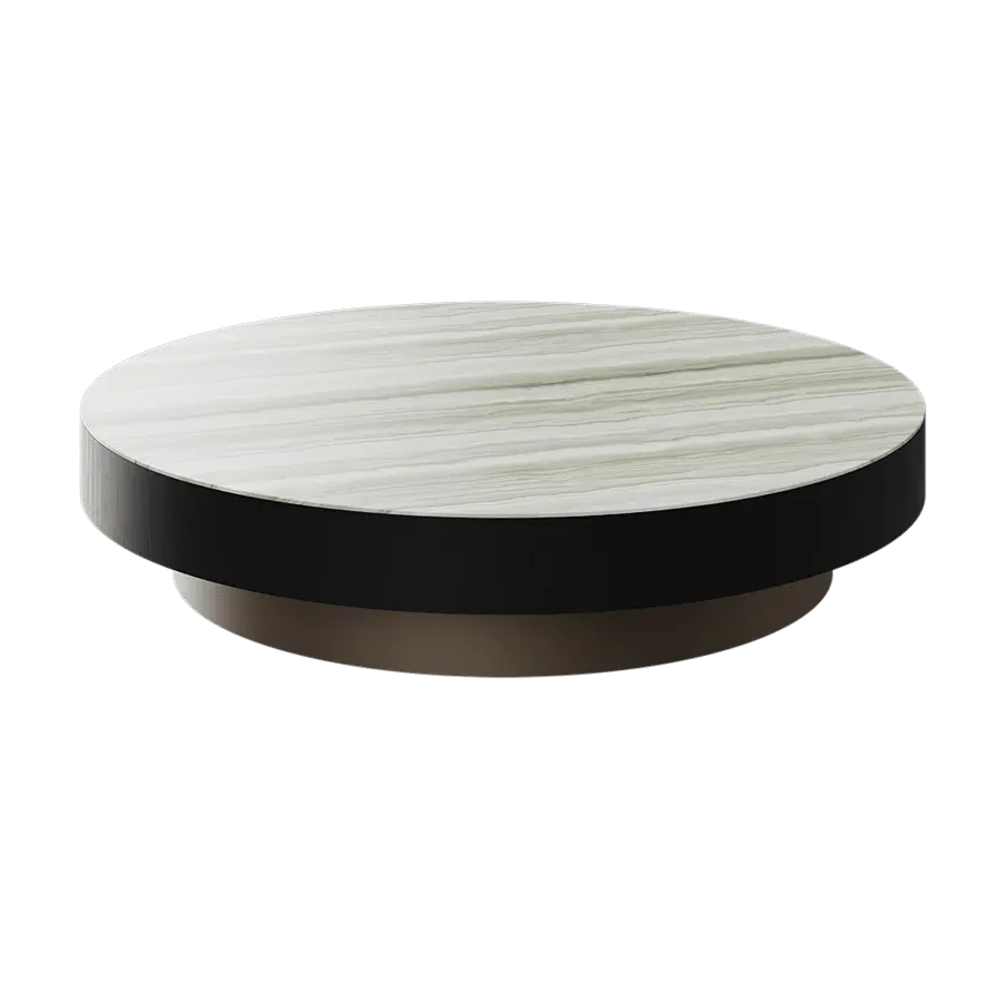  Marble Zebrino Replica Minotti Manhattan Coffee Table Model 