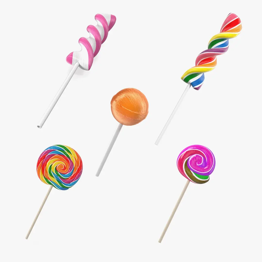 Lollipops Collection 2 3D model