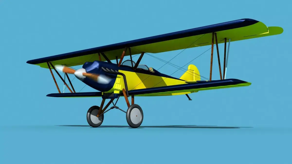 Travelair 2000 V05 3D model