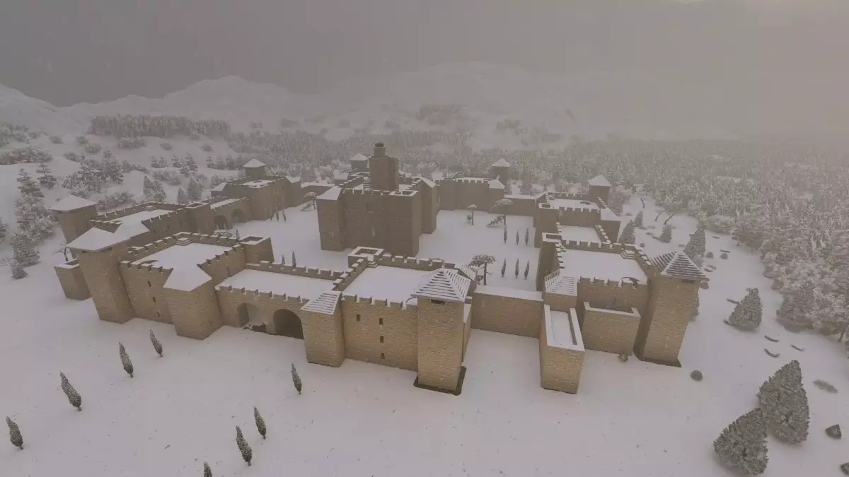 Basic Medieval Castle 3D model get