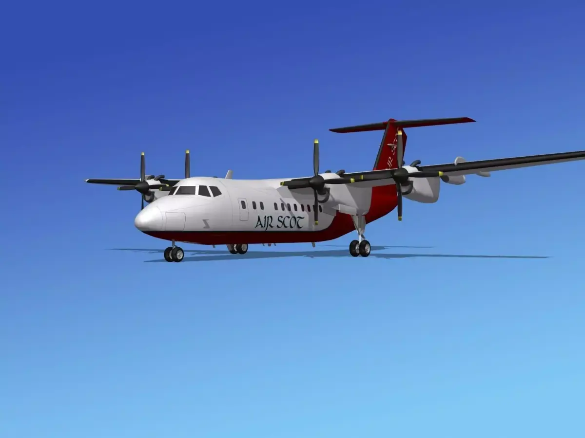 Dehavilland DHC-7 Air Scot 3D model