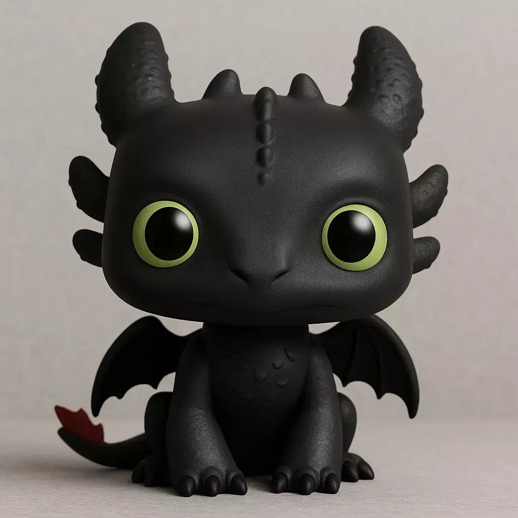 Funko FanArt for How to Train Your Dragon - Toothless 3D print model