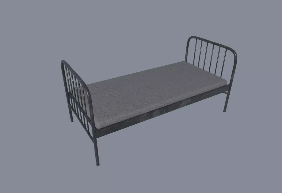 Prison Bed 3D model