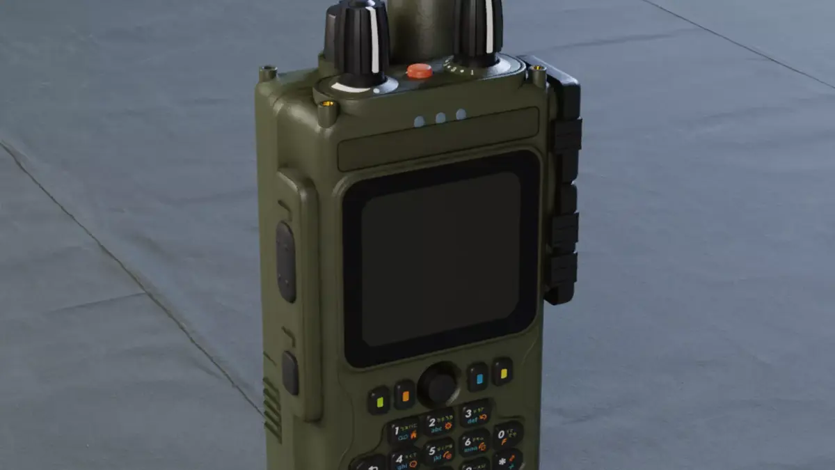 Military Walky Talky Game Asset - Lowpoly Low-poly 3D model