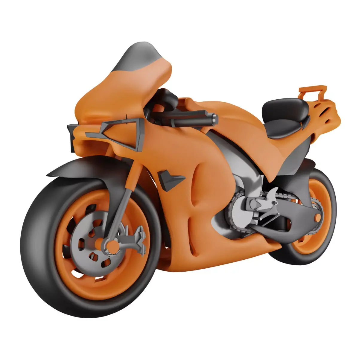 MotoGP Racing Low-poly 3D model