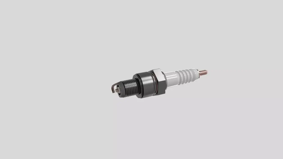 spark plug 3D model purchase