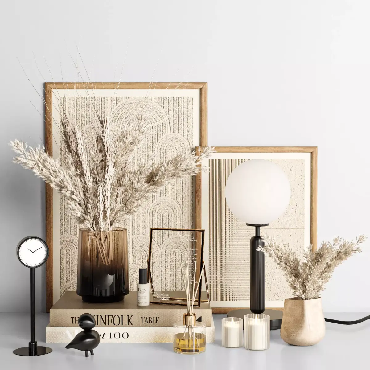 Decorative Set 3D model purchase