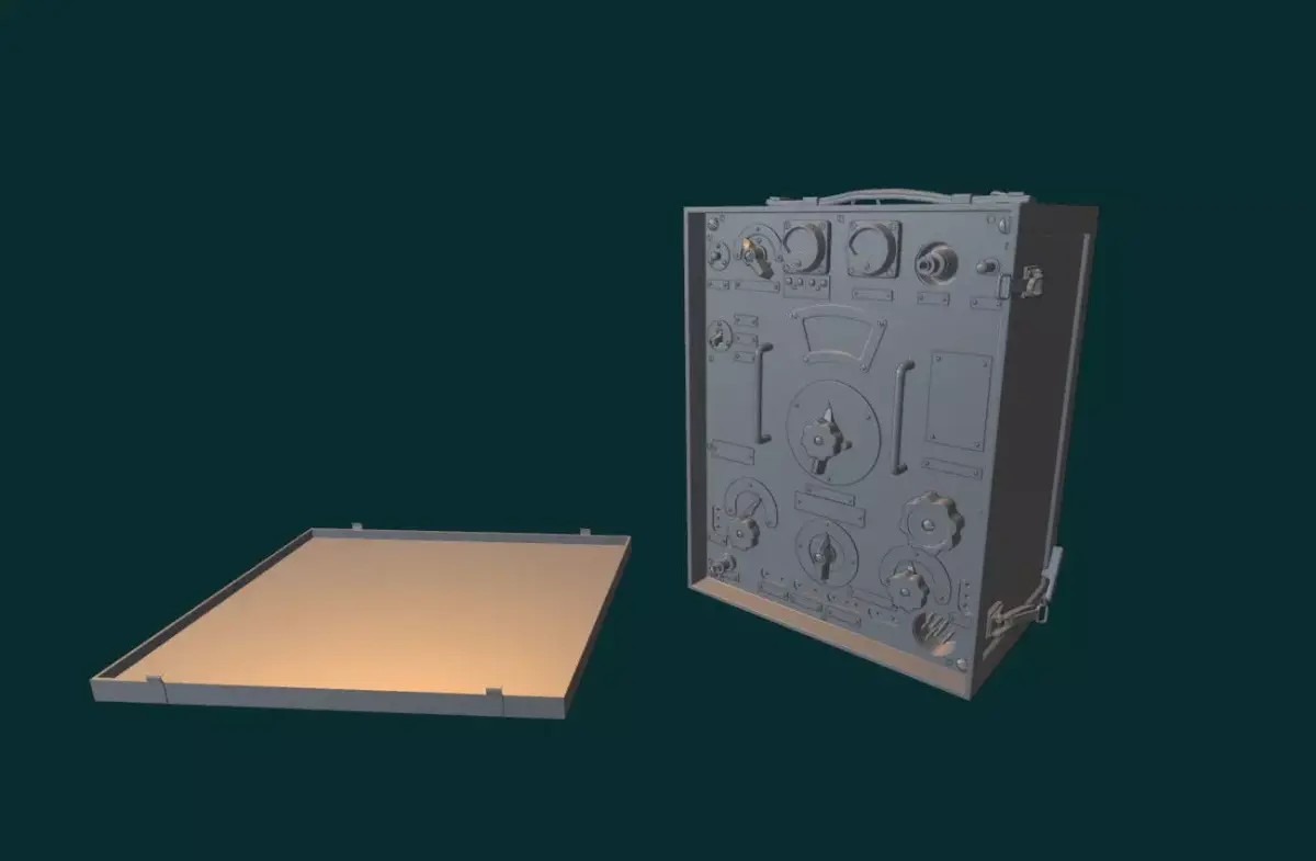 GERMAN RADIO 15 W S E b 3D print model