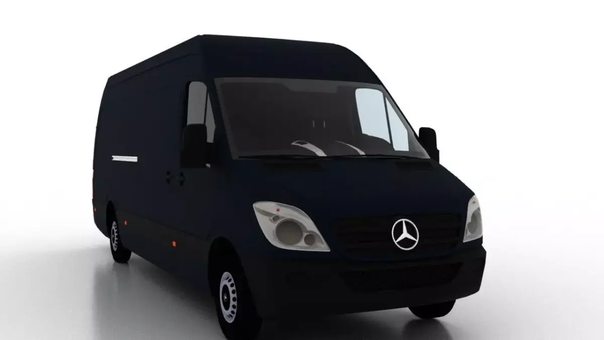 Mercedes Benz Sprinter L3H2 2009 Cargo EU 3D model