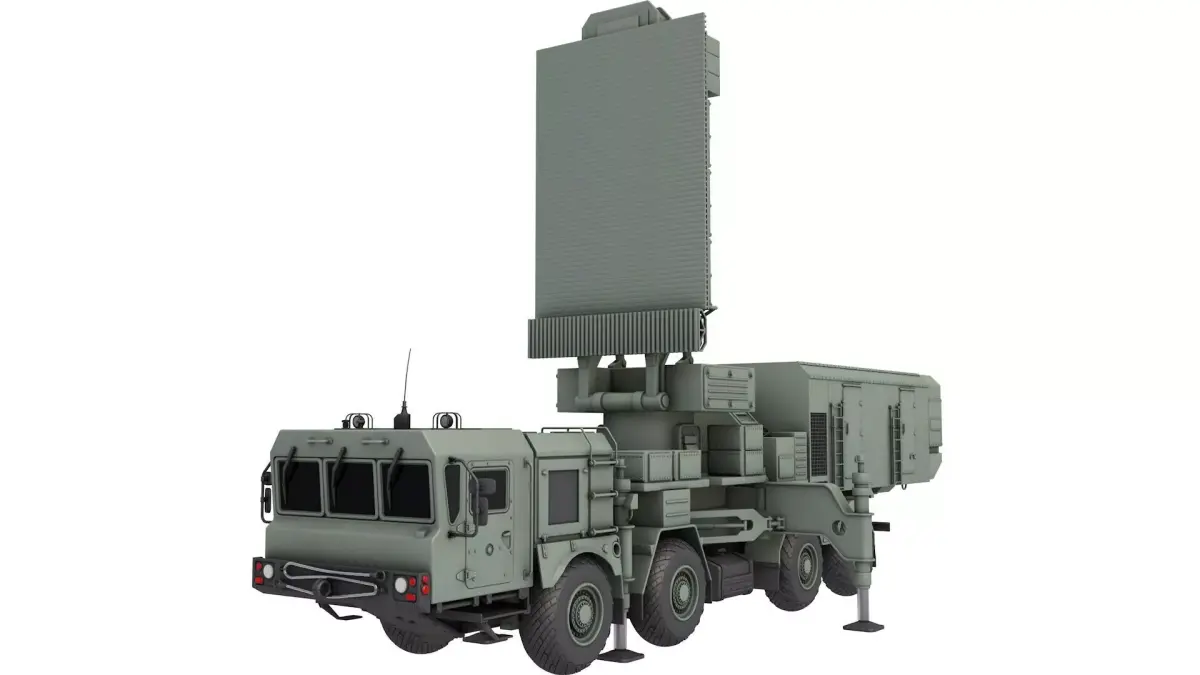96L6E Cheese Board - Military Radar 3D model