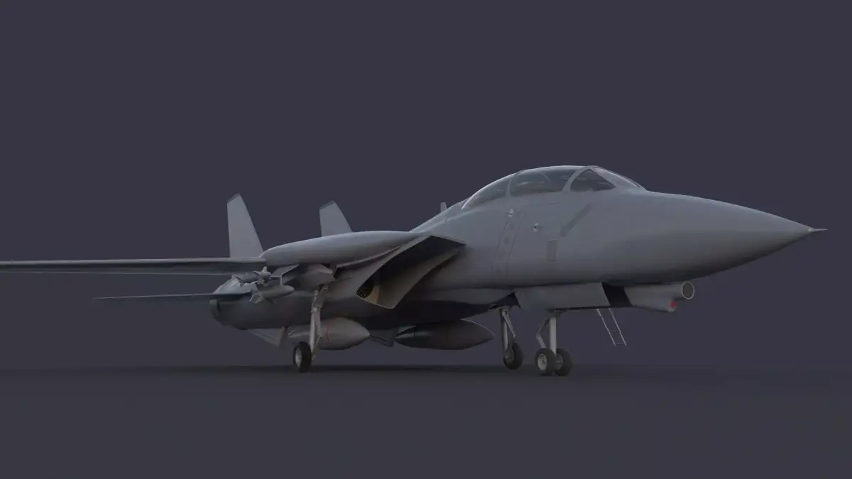 F 14 Tomcat 3D model