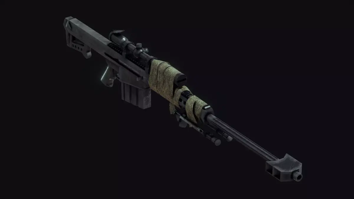 Barrett M82 Free low-poly 3D model