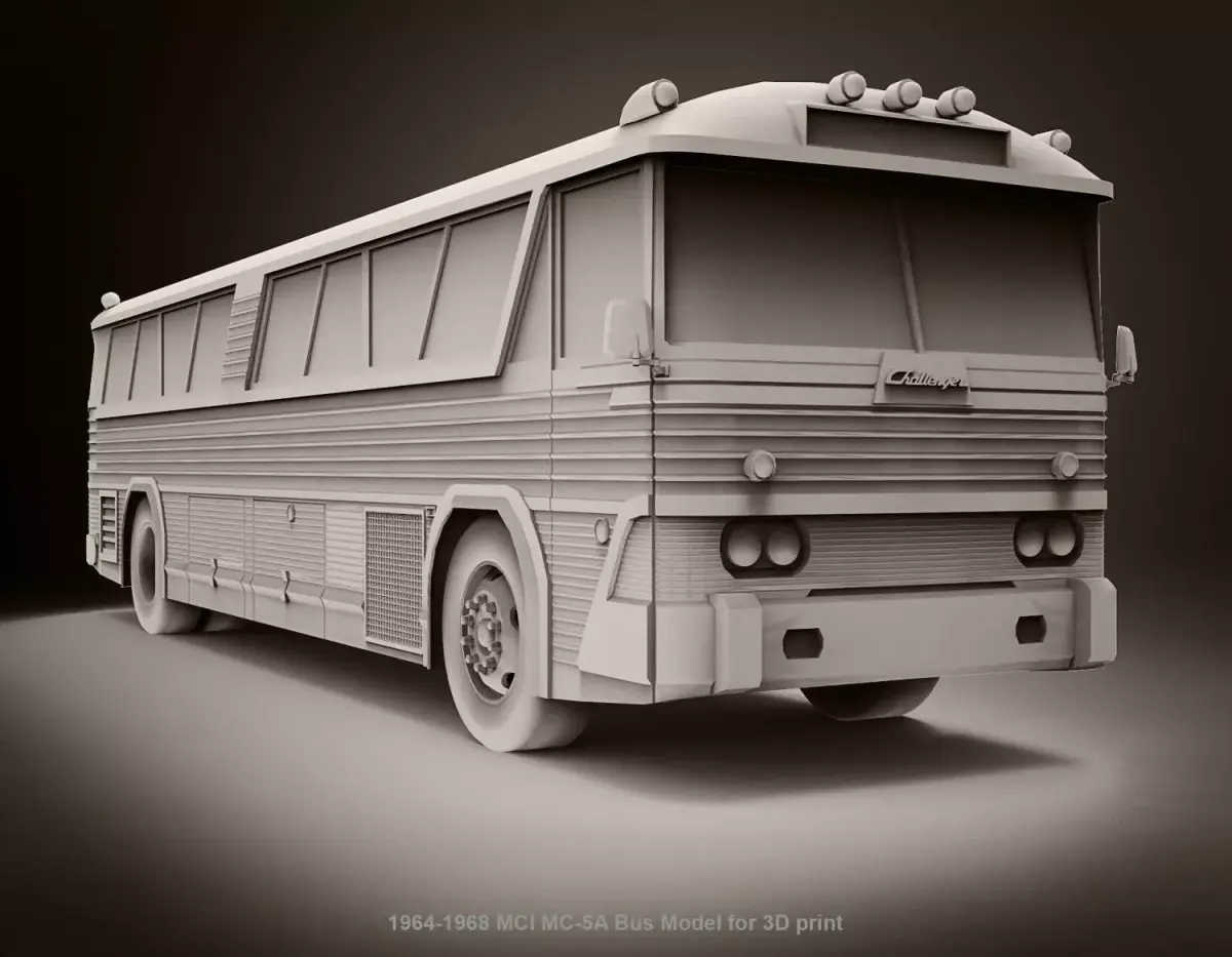 MCI MC-5A Bus 3D print model