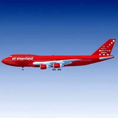 GreenLand Airlines 3D model