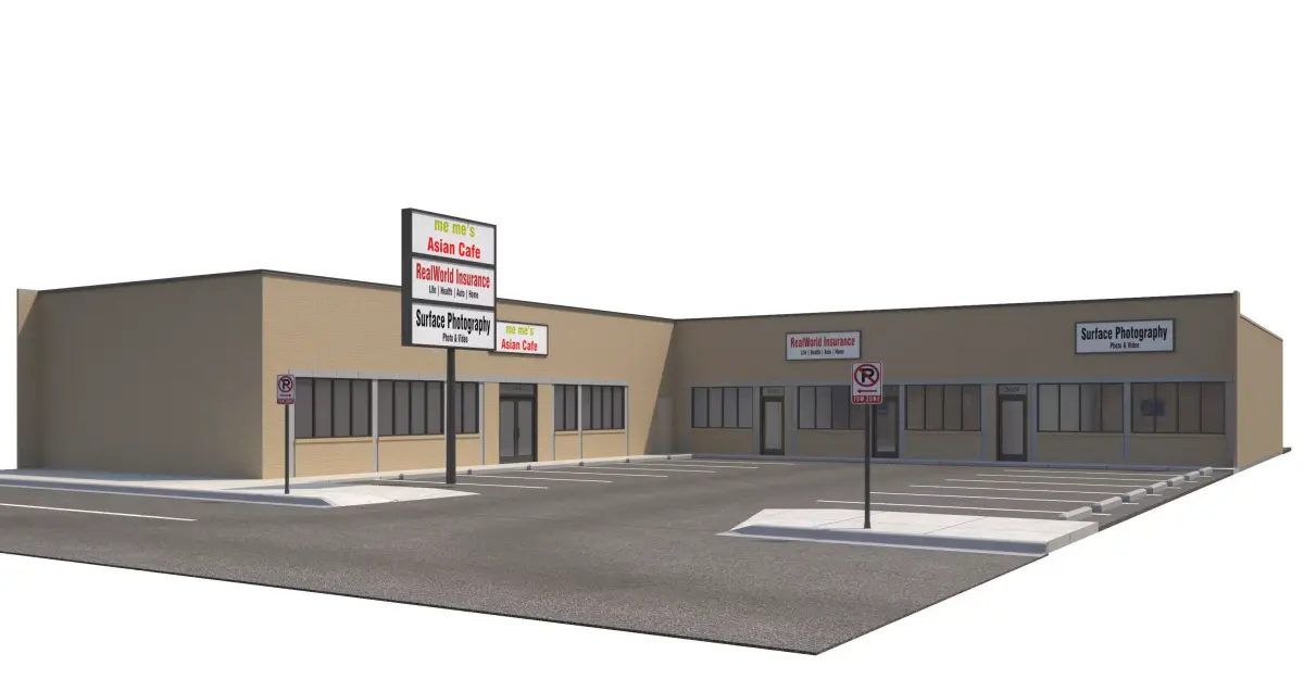 Retail-099 Retail Store 3D model